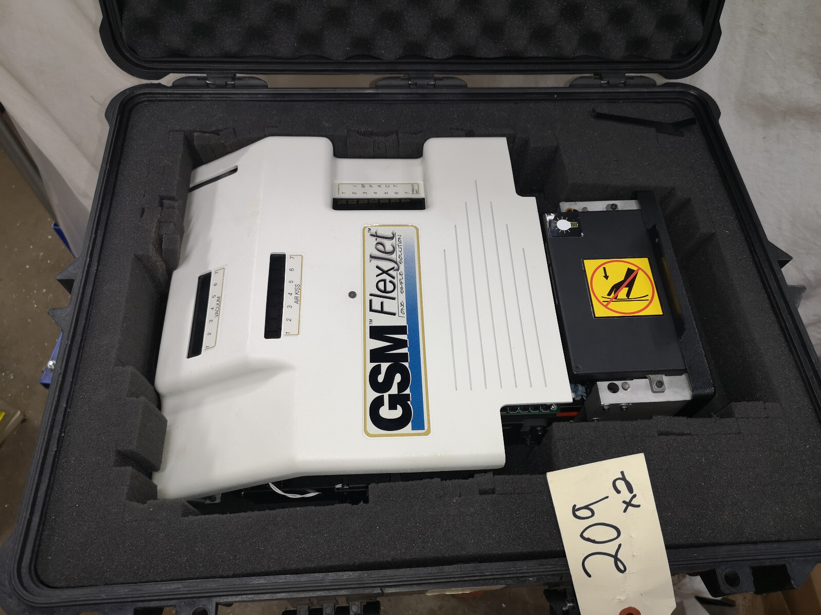 Universal Instruments GSM FlexJet Spindle Head P/N 47443407 In Pelican Hard 209
