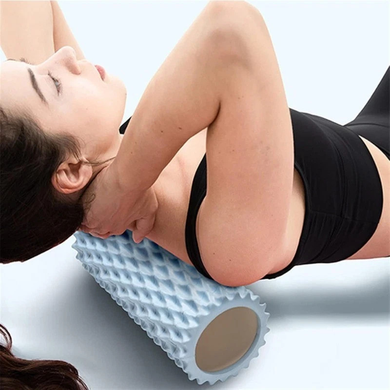 High-Density Foam Roller for Exercise Massage Muscle Recovery Round 11.8" × 3.1"