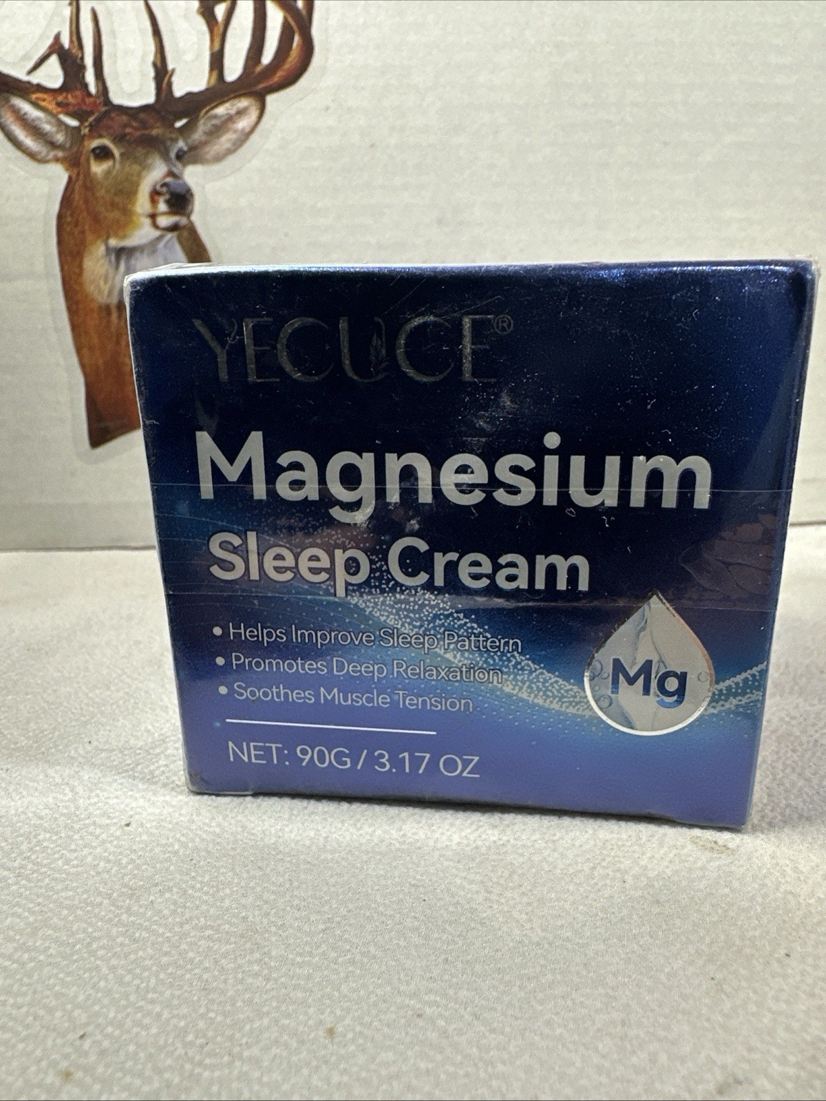 Yecuce Magnesium Sleep Cream - Soothes And Relaxes - 90 grams - Exp 07/27
