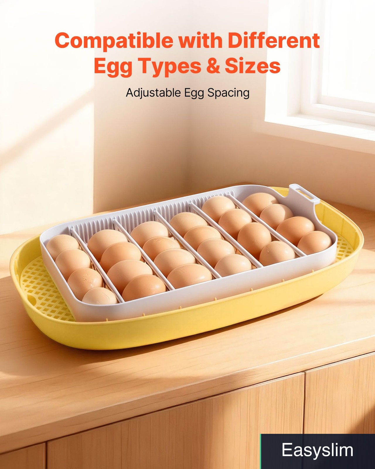 Automatic Egg Incubator 24 Eggs Turner LED Candler Humidity Control