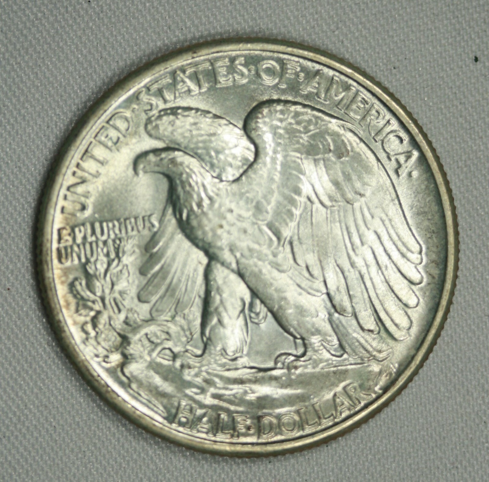 1945 50c Walking Liberty Half. Gem, Brilliant Uncirculated.