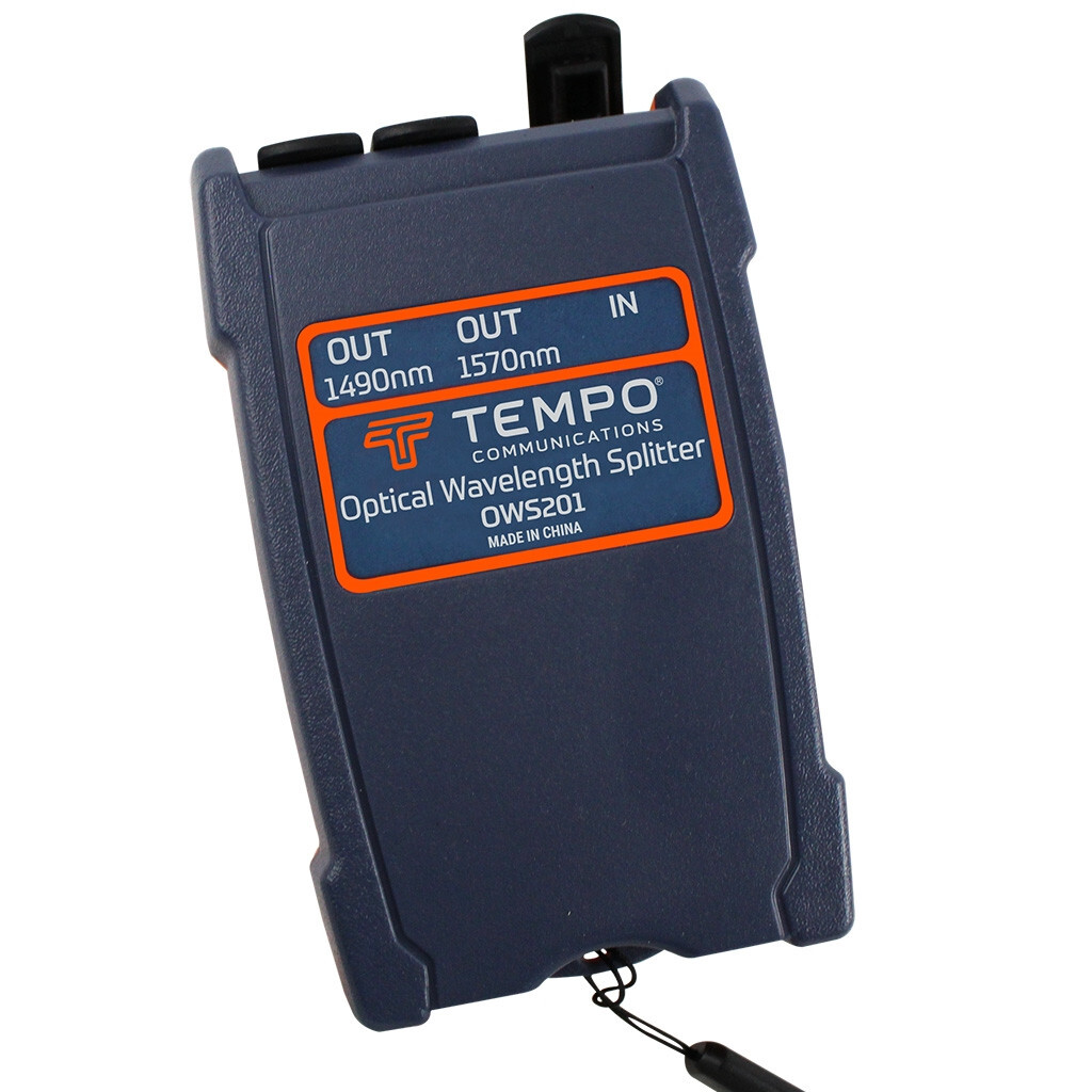 TEMPO Communications OWS202 55500165 Optical Wavelength Splitter 1490/1577 SC/AP