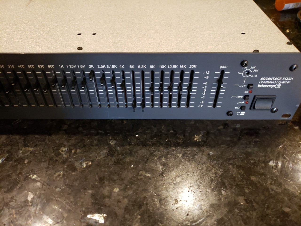Advantage EQ301 30 Constant-Q Graphic Equalizer Without POWER SUPPLY free ship