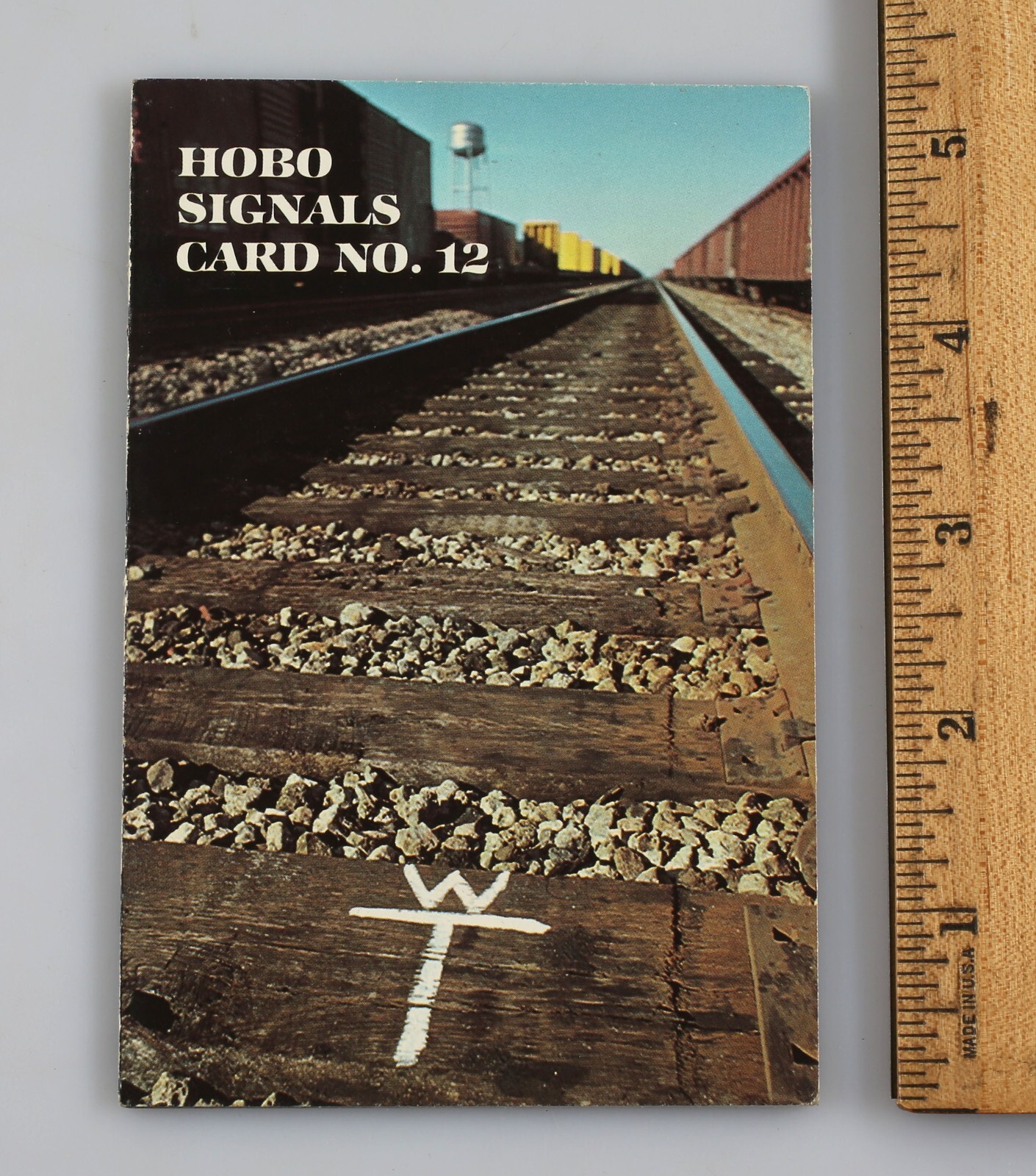 Odd Vintage 1981 Marion Pharmaceutical Hobo Signal Sign Cards Kansas City