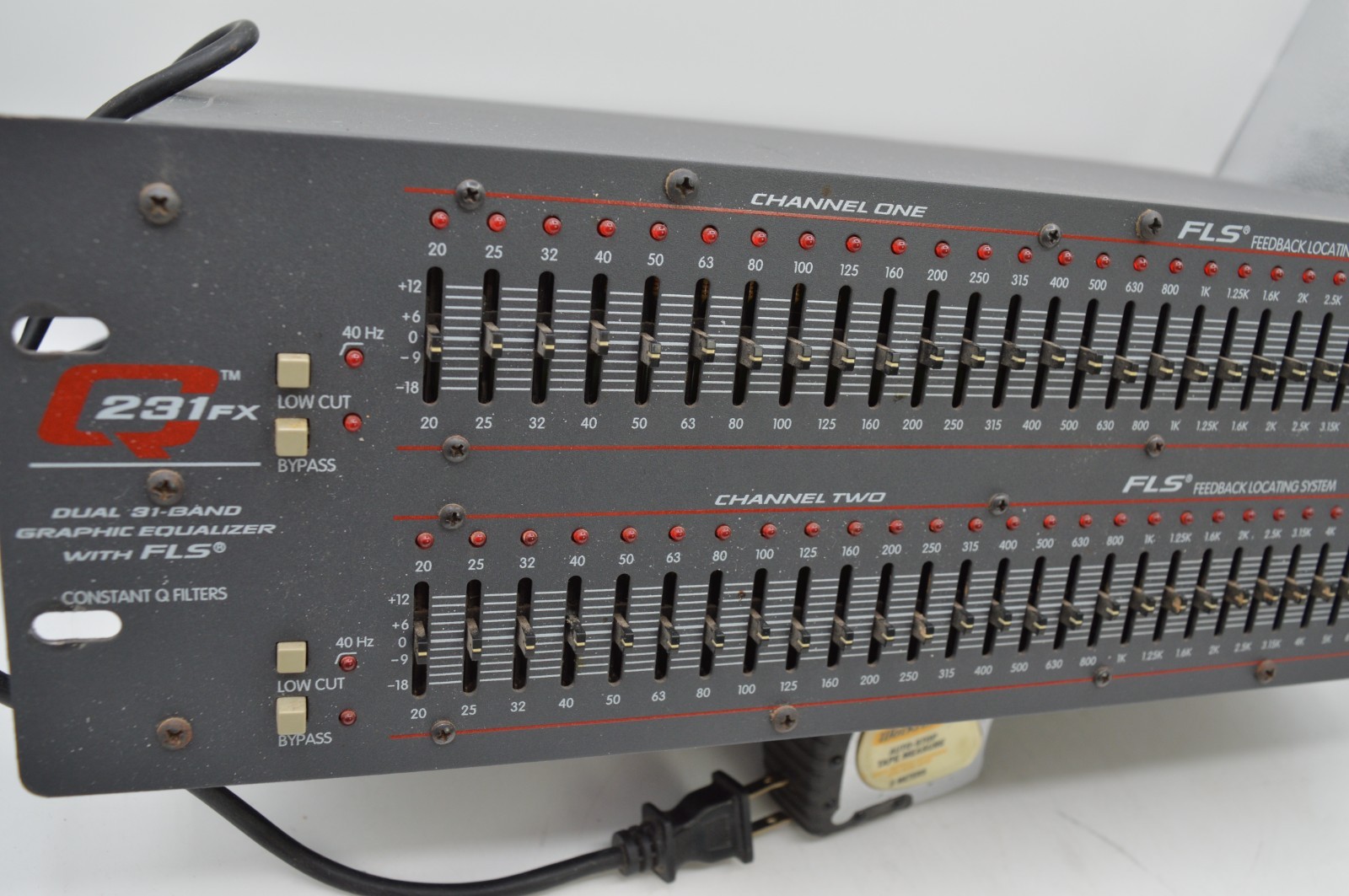 Peavey Q231FX Dual 31-Band Graphic Equalizer 9583