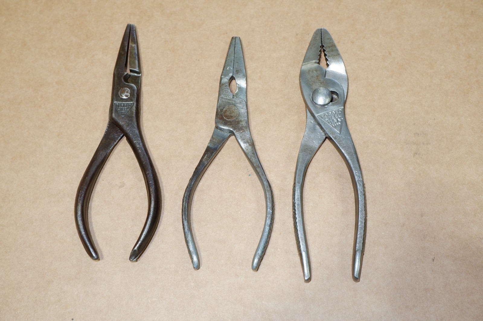 Vintage Harrolds Pliers - Three Pair - FreeShip
