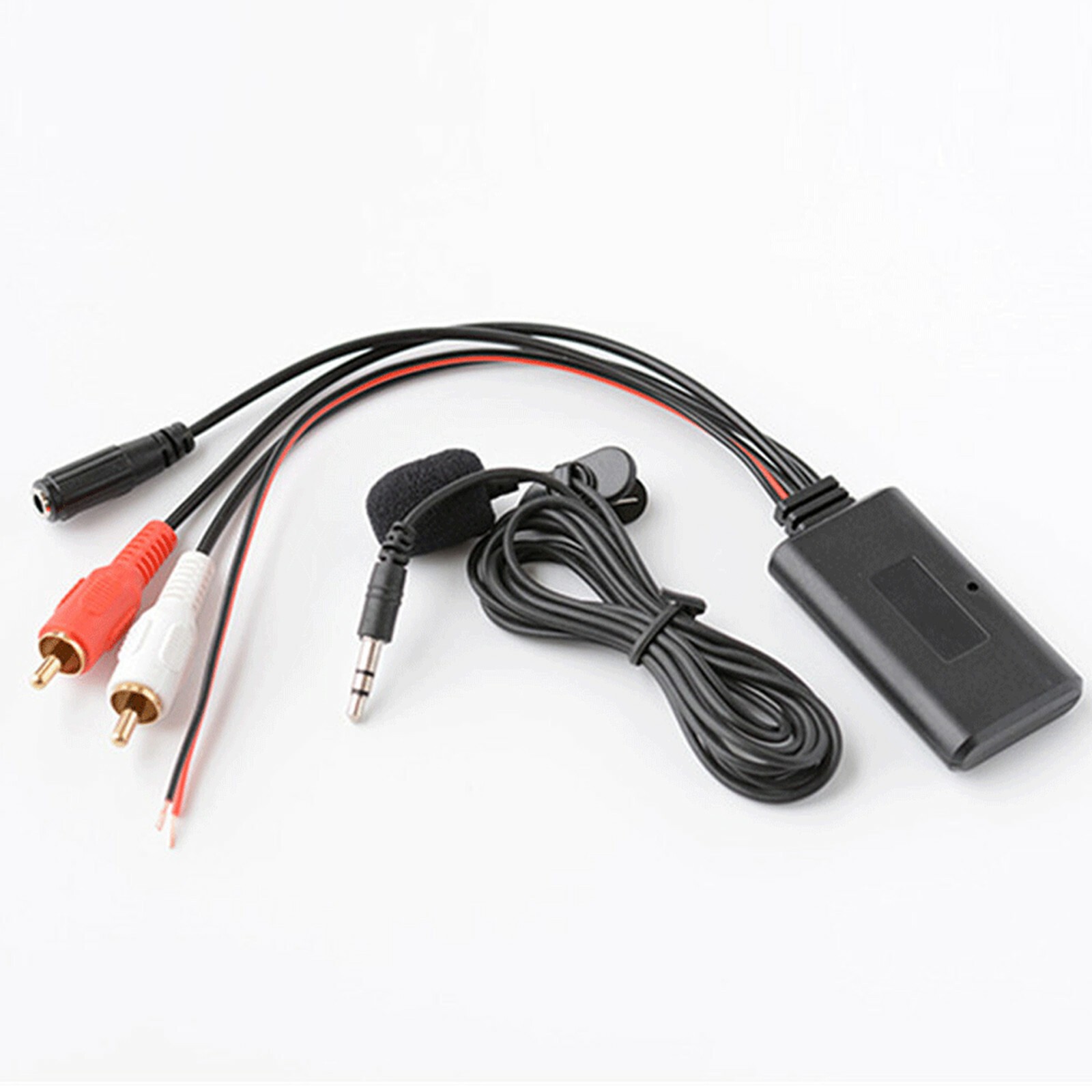 1PCS Car 12V Aux Bluetooth 5.0 Adapter Module Music Receiver Car Kit 2 RCA Input