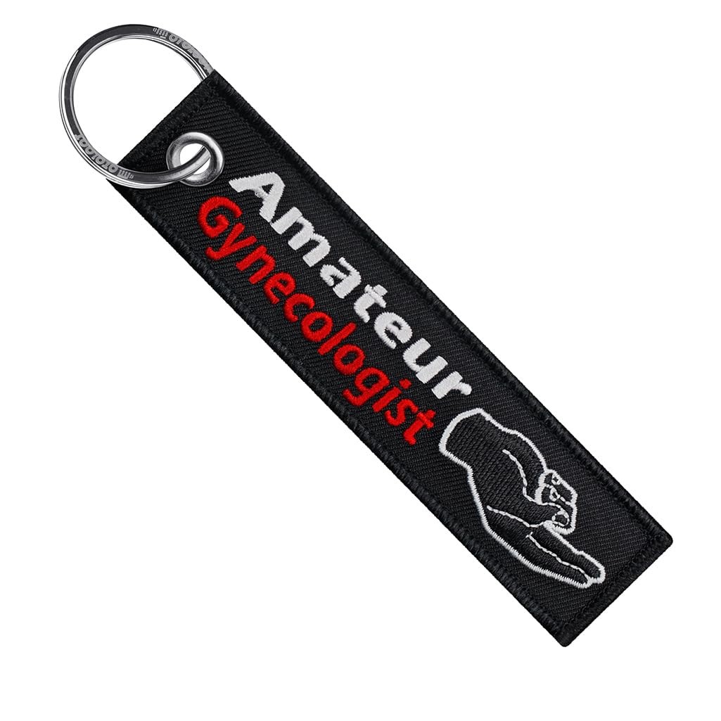 MotoLoot Keychain for Motorcycles, Scooters, Cars and Gifts Standard, Black