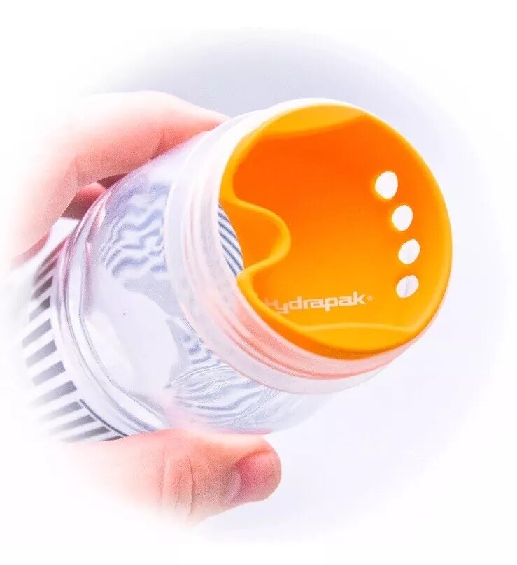HyrdraPak Watergate Water Bottle Insert Splash Guard Blue New Open Box