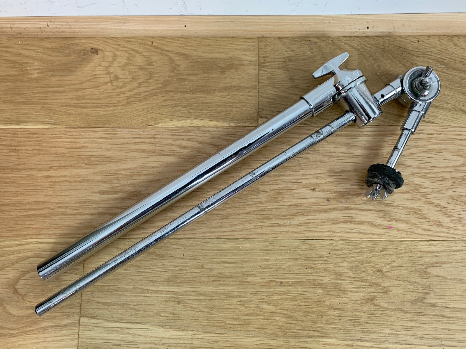 CYMBAL BOOM ARM Holder Mount w/ Tilter Generic Import 7/8" Diameter Down Tube