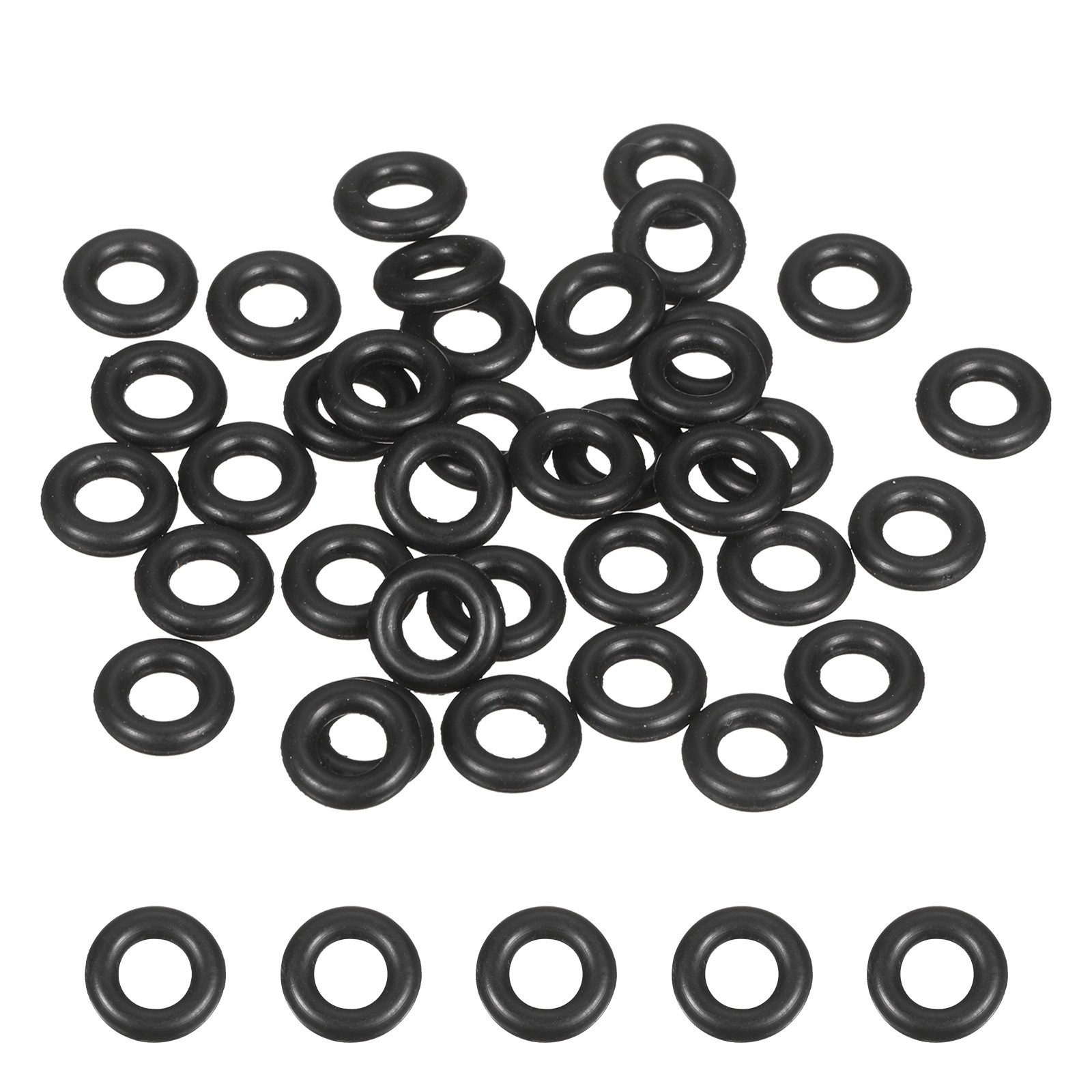 Nitrile Rubber O Ring, (9.5x5.5x2mm) (50pcs), Metric Buna-N NBR Sealing Gasket