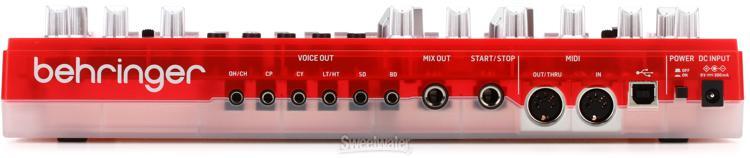 Behringer RD-6-SB Analog Drum Machine - Red Translucent