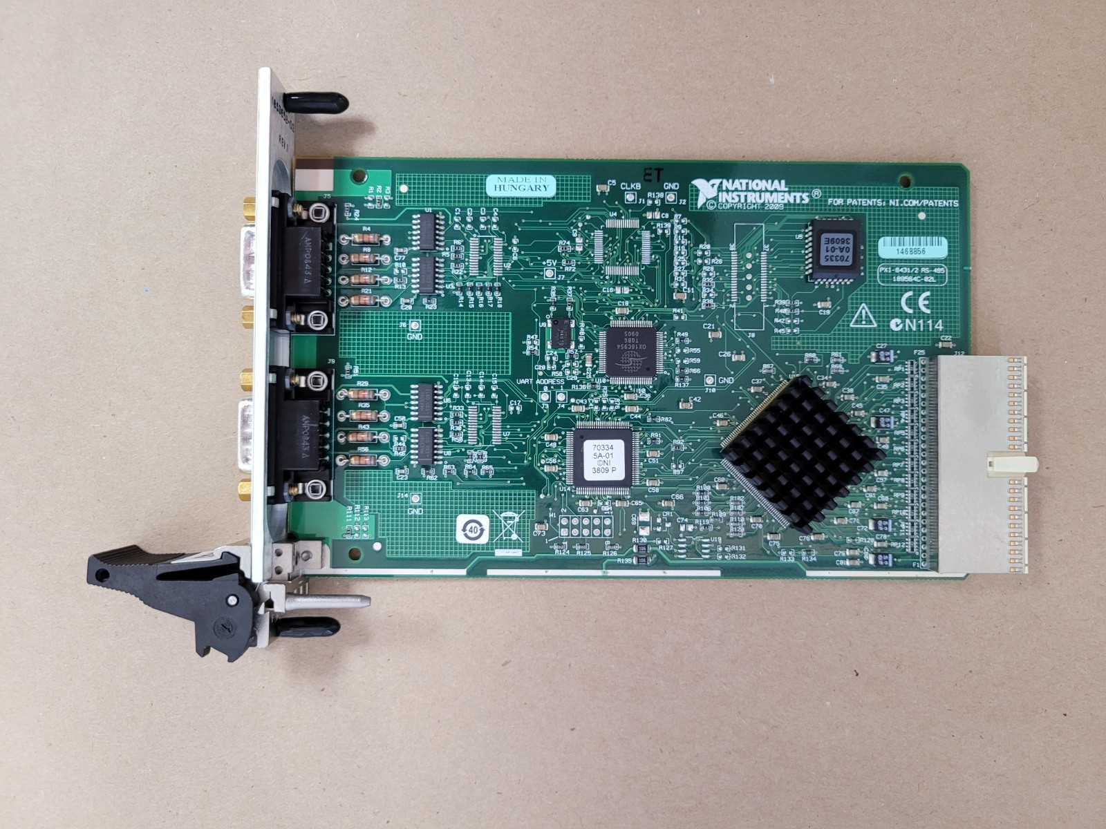 National Instruments NI PXI-8431/2 RS485/RS422 Card 2 port 189564C-02L  Hungary