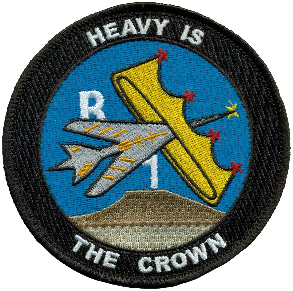 USAF 419th FLIGHT TEST SQUADRON – B-1B HEAVY IS THE CROWN PATCH