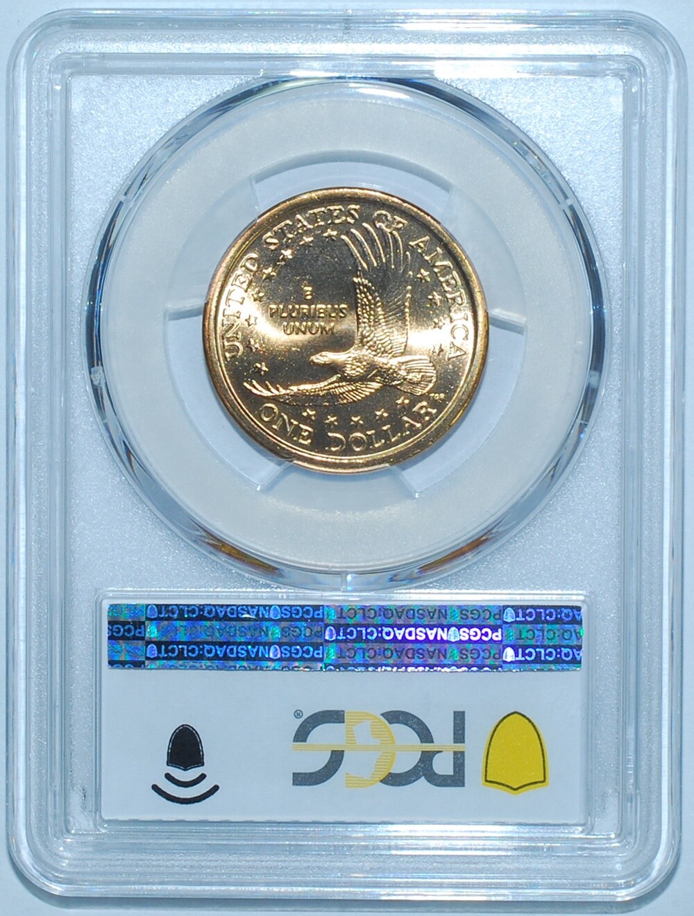 2000 P PCGS MS66 Sacagawea Dollar FS-901 Wounded Eagle