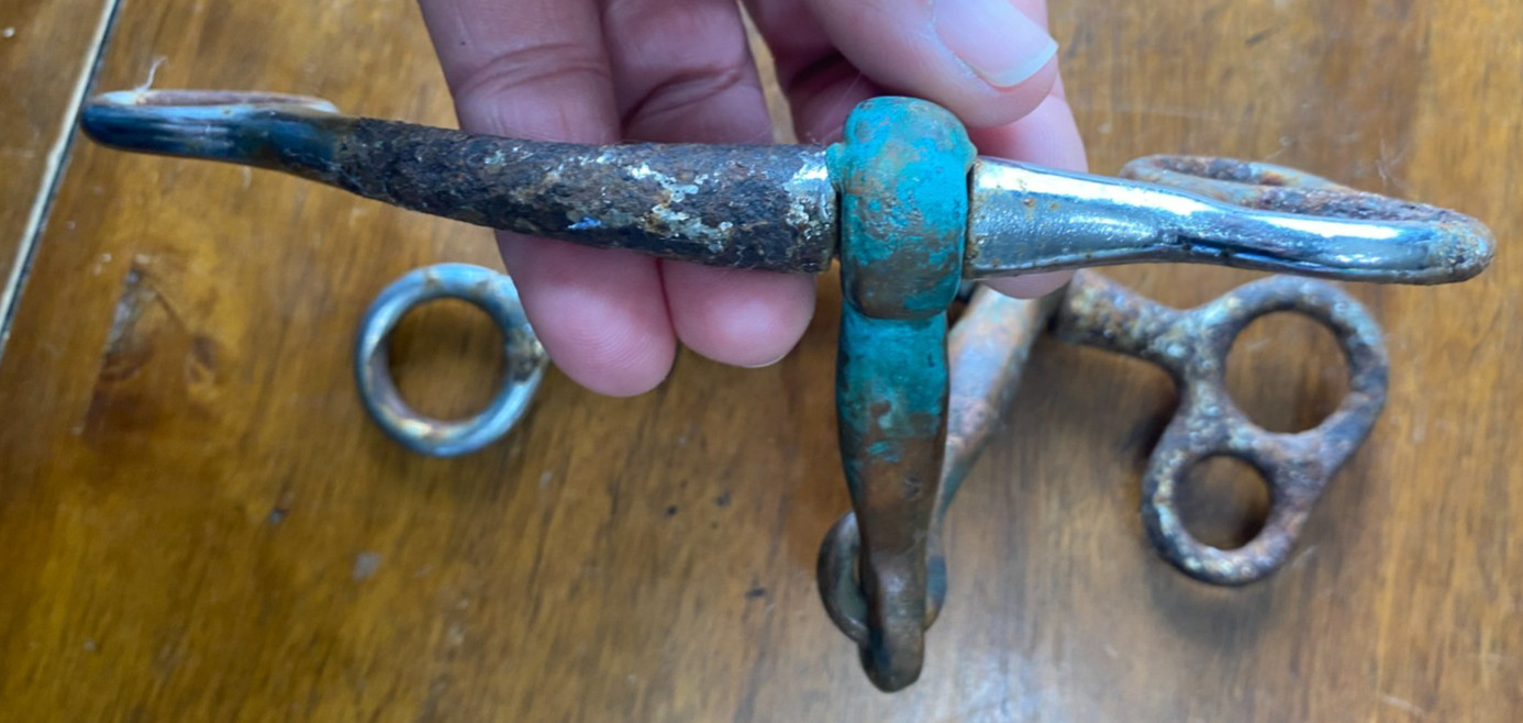 Vintage Antique Snaffle Cow Horse Bridle Bit