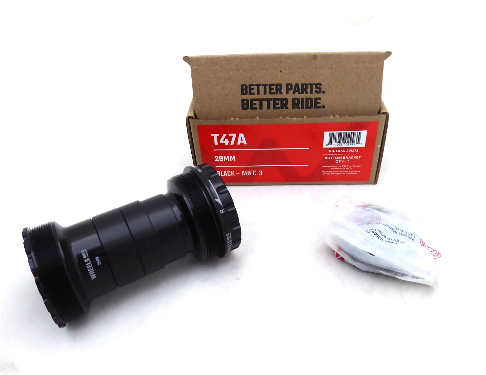 Wheels Manufacturing T47A Bottom Bracket - for 29mm Spindle