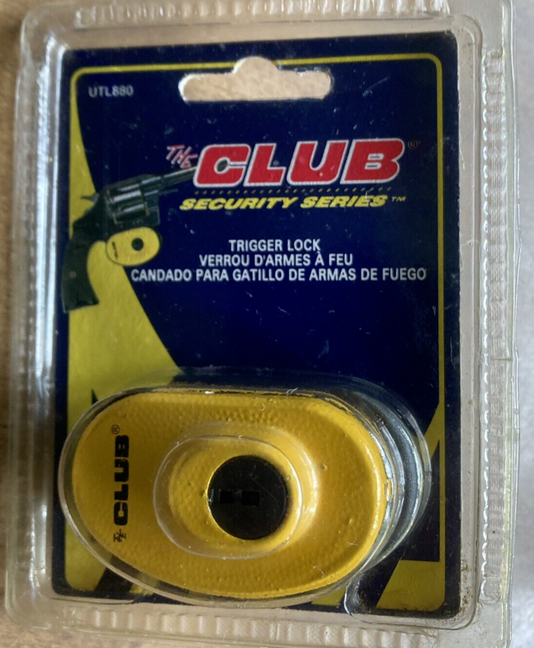 The Club security series gun trigger lock (UTL880) NEW, Sealed, KEYED, Safety