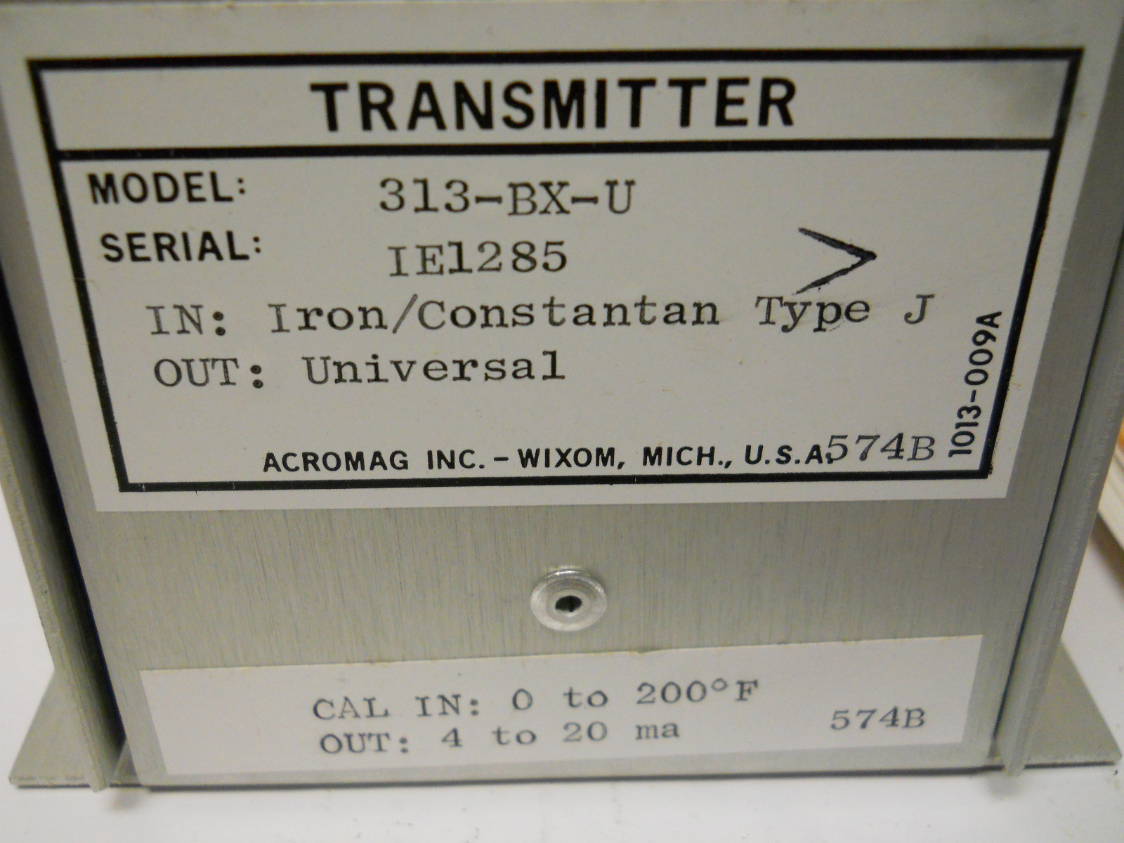 ACROMAG 313-BX-U TRANSMITTER NEW CONDITION IN BOX