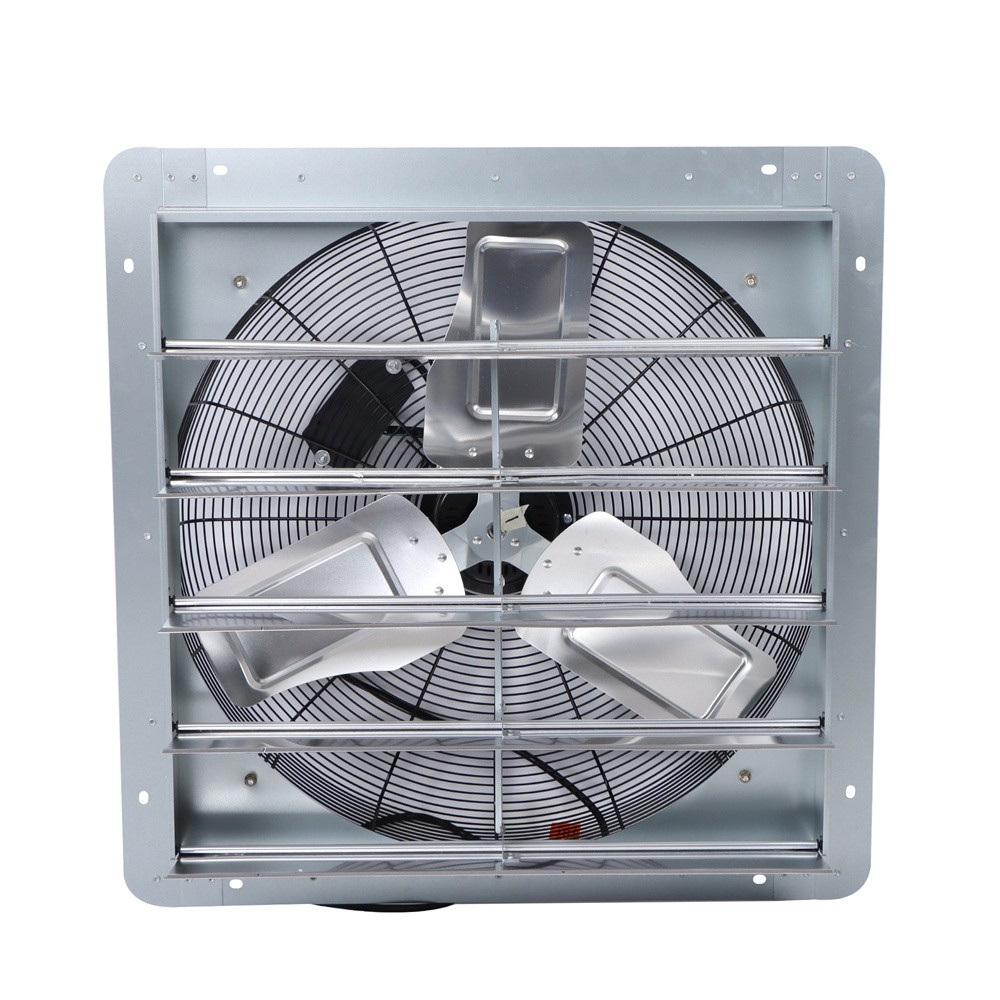 24 Inch Shutter Exhaust Fan W/ Speed Controller 4120 CFM High Speed Wall Mounted