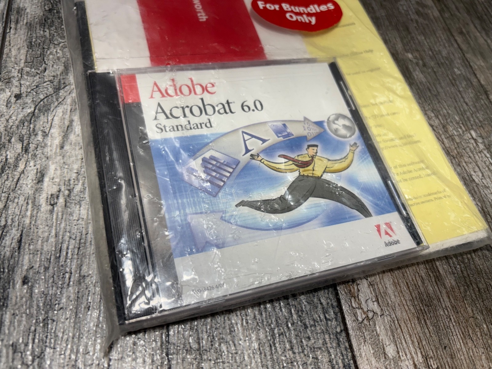Vtg New old stock- Adobe Acrobat 6.0 Standard WINDOWS sealed in bag new