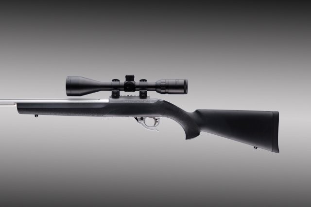 Hogue Rubber Overmolded Stock fits Ruger 10/22 w/ Standard Barrel Channel  22000