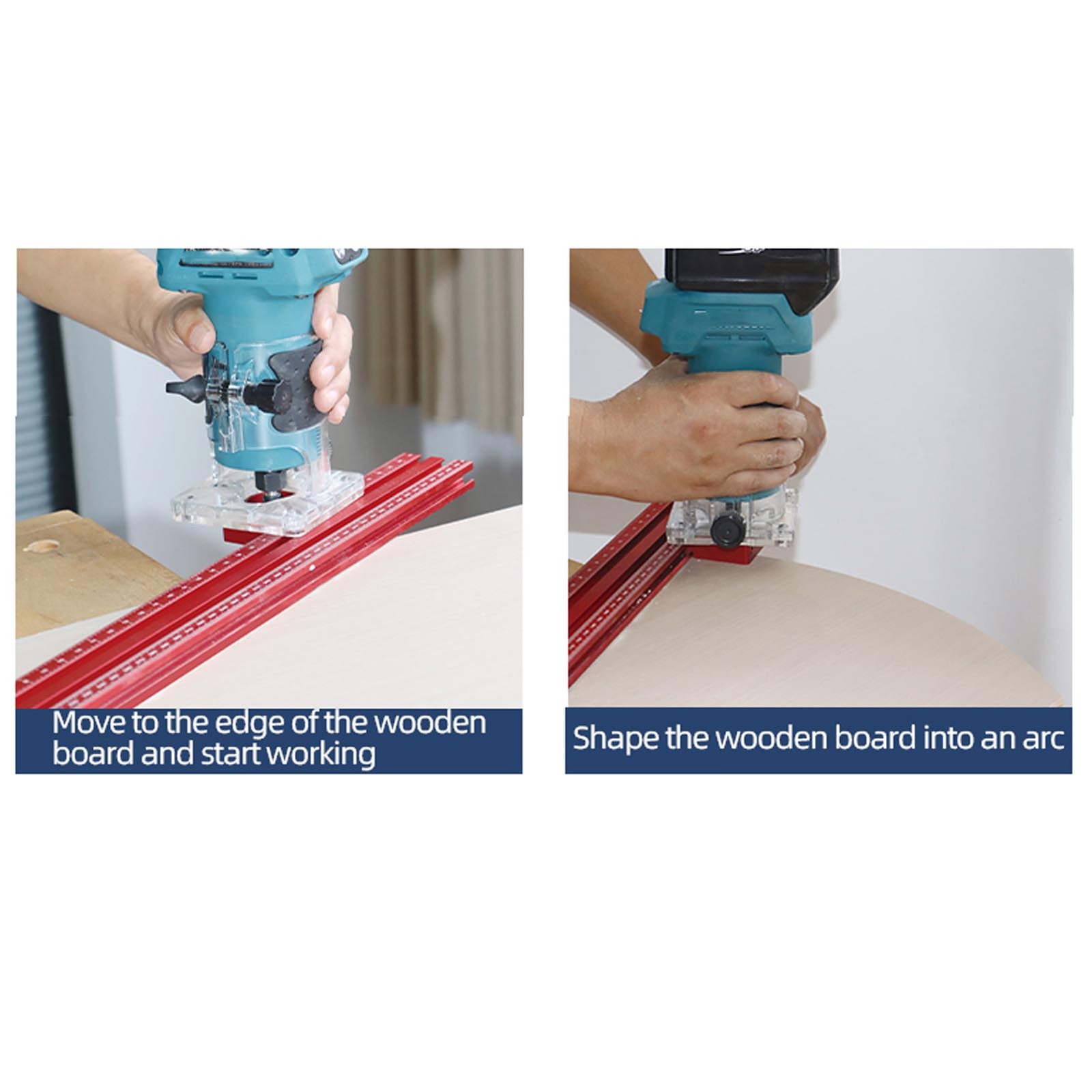 800mm Adjustable Square Router Template Guide System