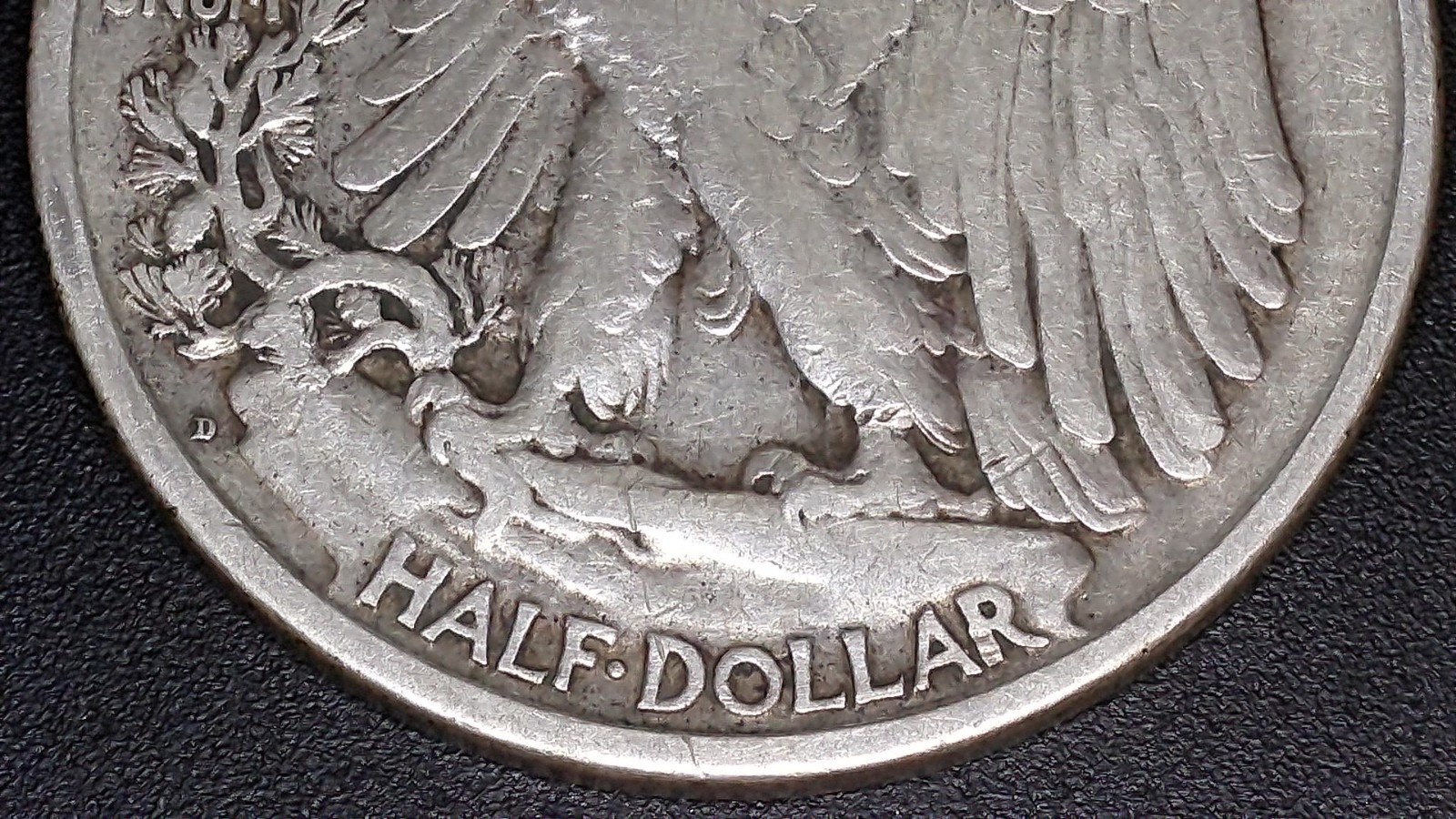 1918-d Walking Liberty Half in Very Fine Condition