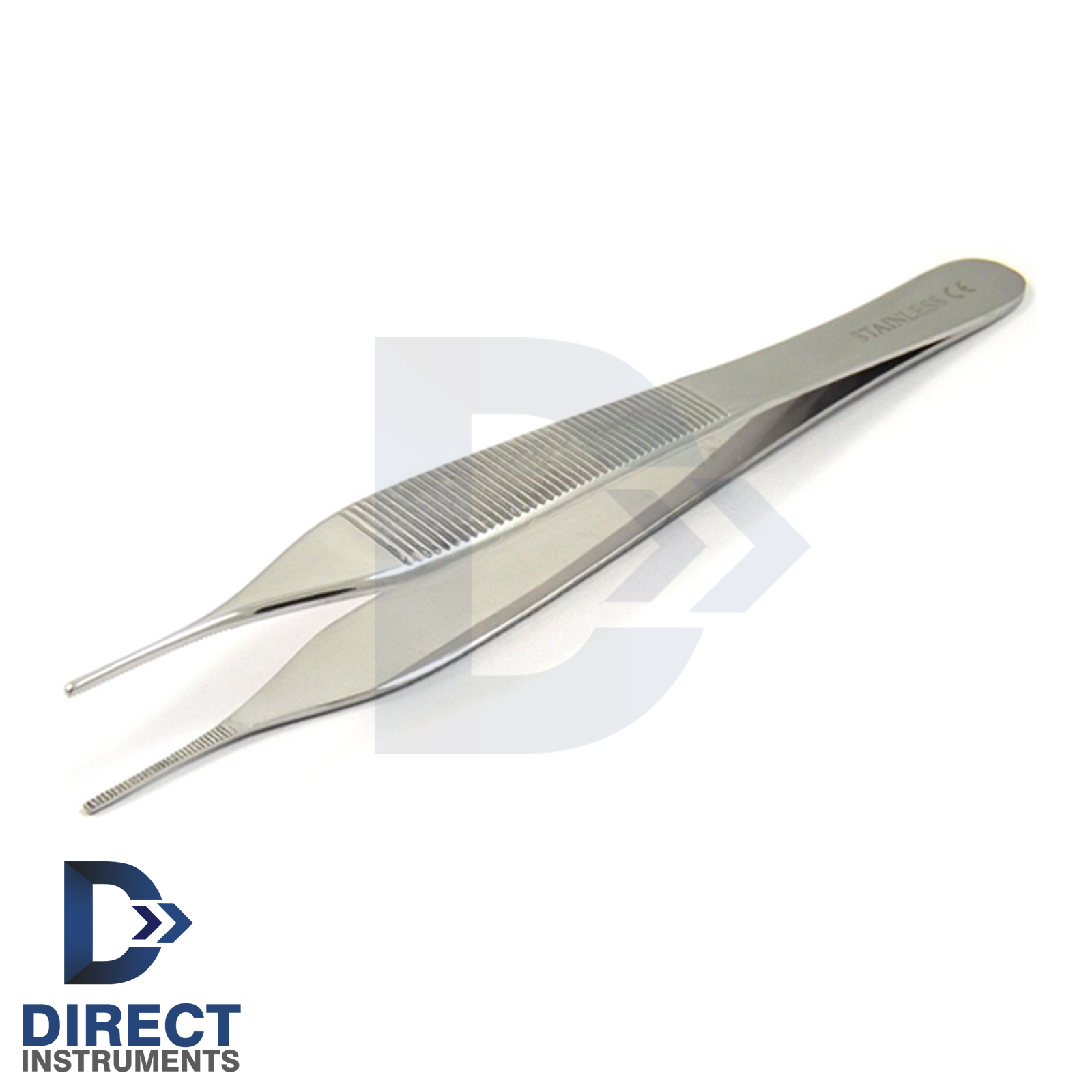 Surgical Adson Tissue Thumb Forceps Dental Medical Cotton Dressing Tweezer 15cm