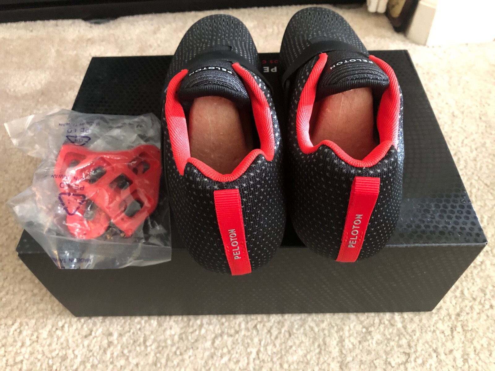 Peloton Altos Cycling Shoes Bike+ Single Hook Loop Strap US 7.5Men / 9Women