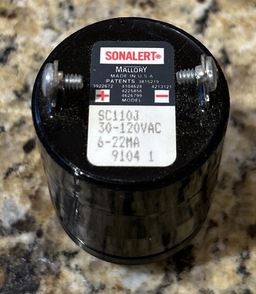 SONALERT SC110J 30-120VAC HORN.