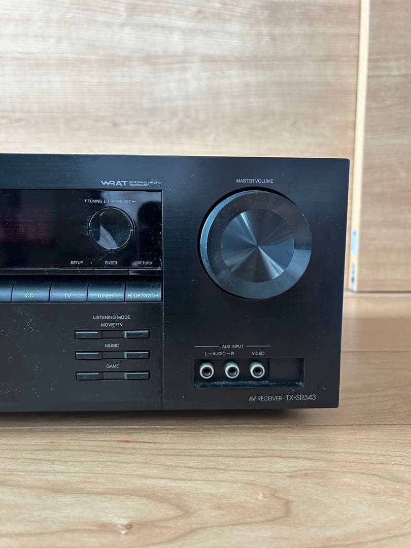 Onkyo TX-SR343(B) AV Receiver Amplifier Black With Remote Control