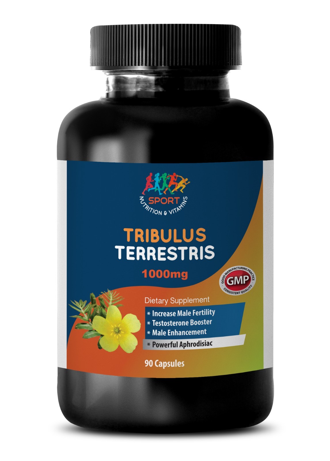 Bulgarian Terrestris - Tribulus Terrestris 1000mg - European Tribulus - 1B 90 Ct