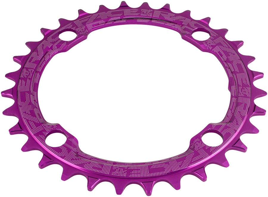 RaceFace 1x Narrow Wide Chainring - 36t, 104 BCD, 10-12 Speed, 7075 Aluminum, Pu