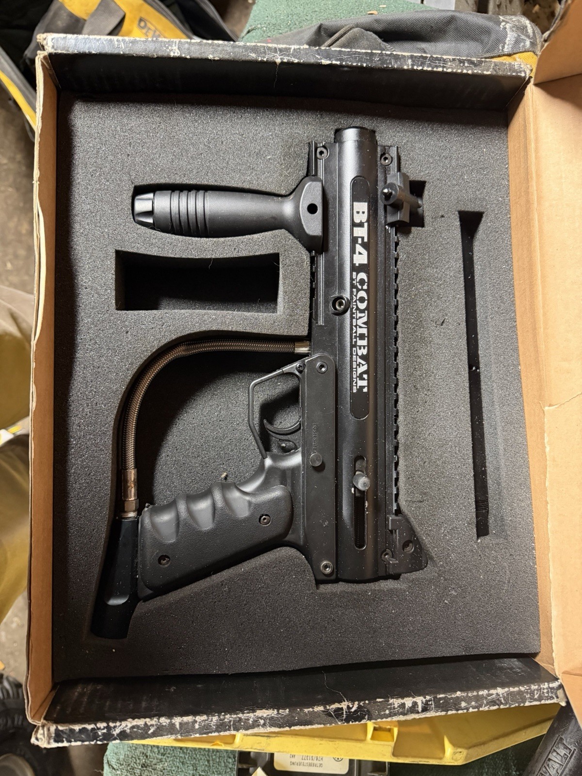 BTS Paintball marker, original Box, Hopper, And Barrel Included, Never Shot