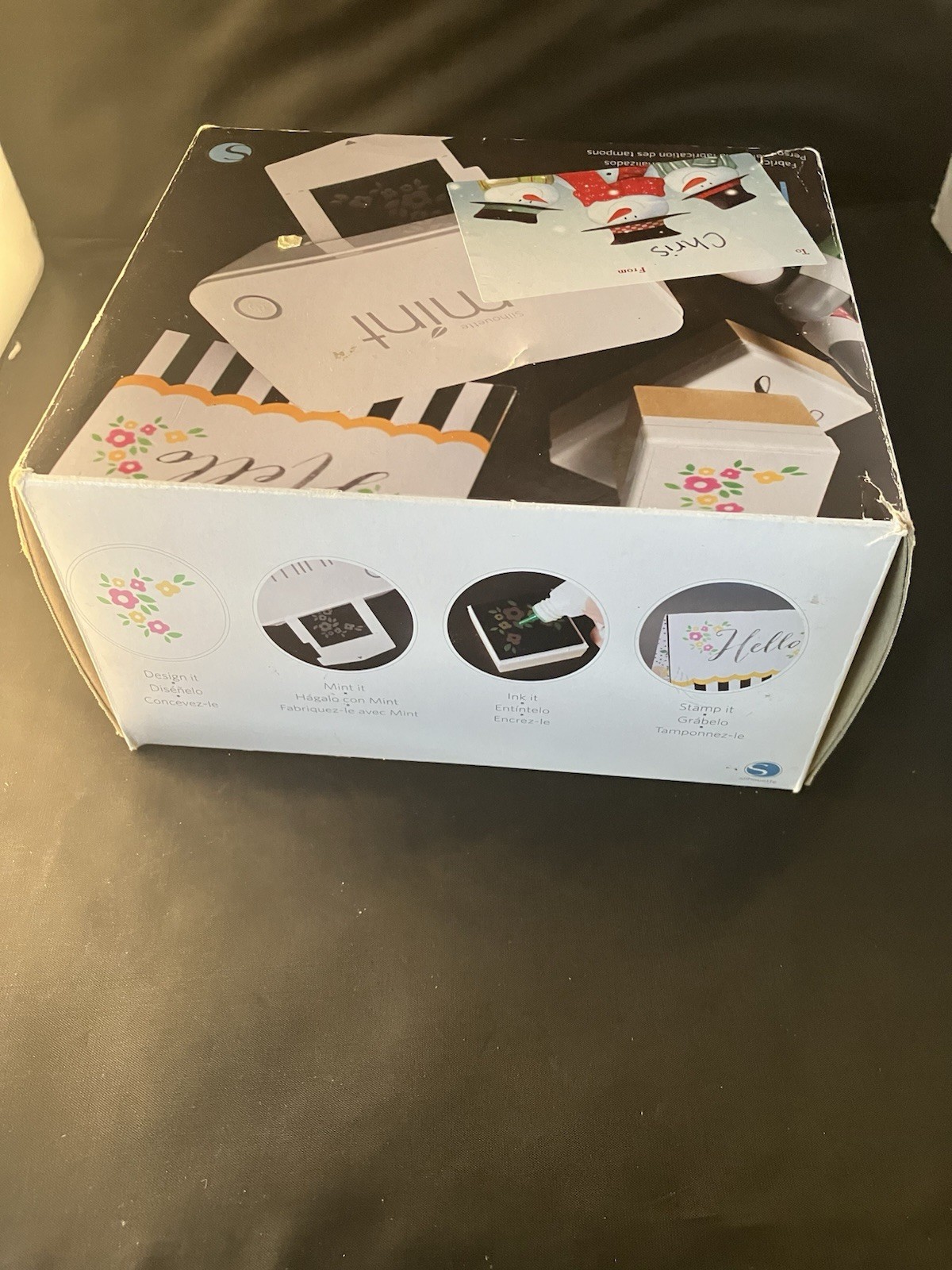 Silhouette Mint Custom Stamp Maker COMPLETE Kit Box Ink Stamp Kits USB Power