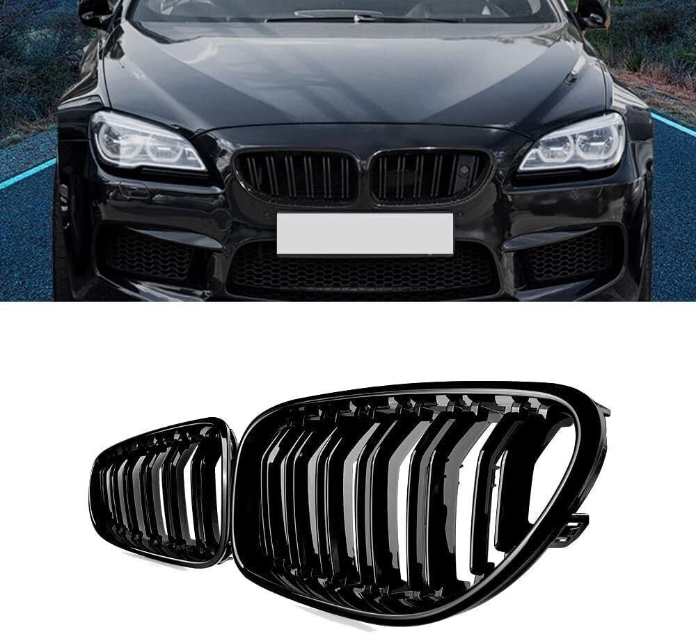 2012-18 BMW F06 F12 F13 M6 650i 640i Gloss Black Front Kidney Grille Grill