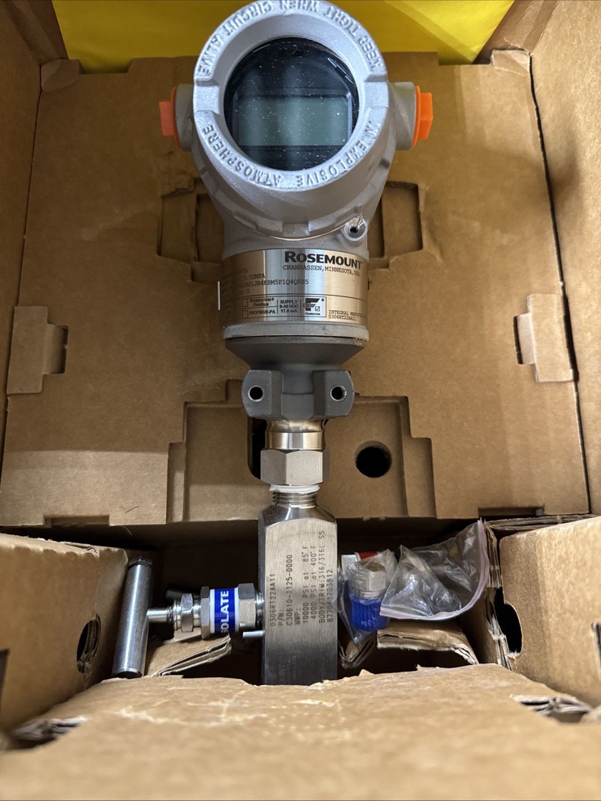 Rosemount In Line Pressure Transmitter 3051TG3A2B21A