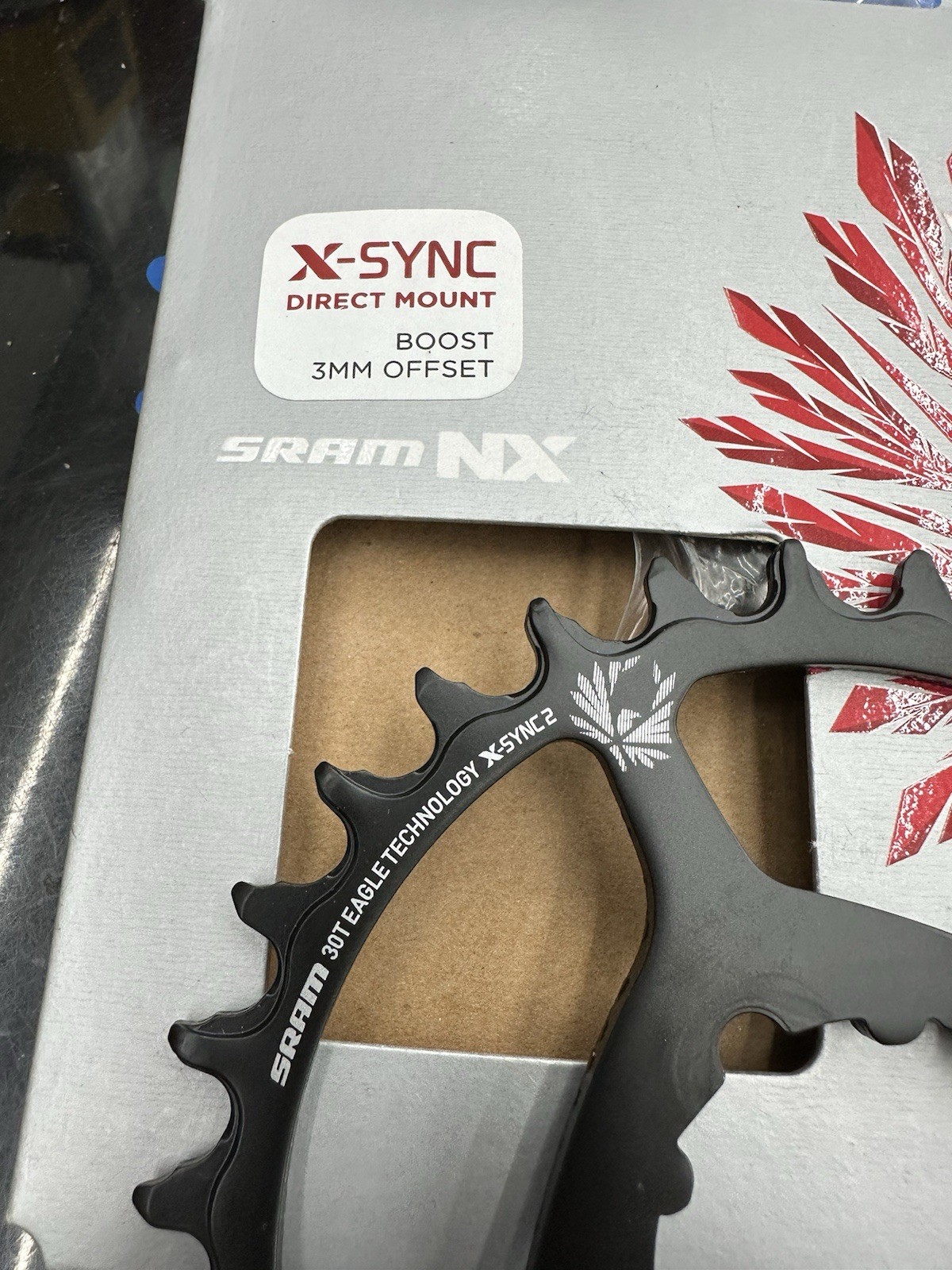 Sram X-Sync Direct Mount Chainring 30T 3mm Offset Black New