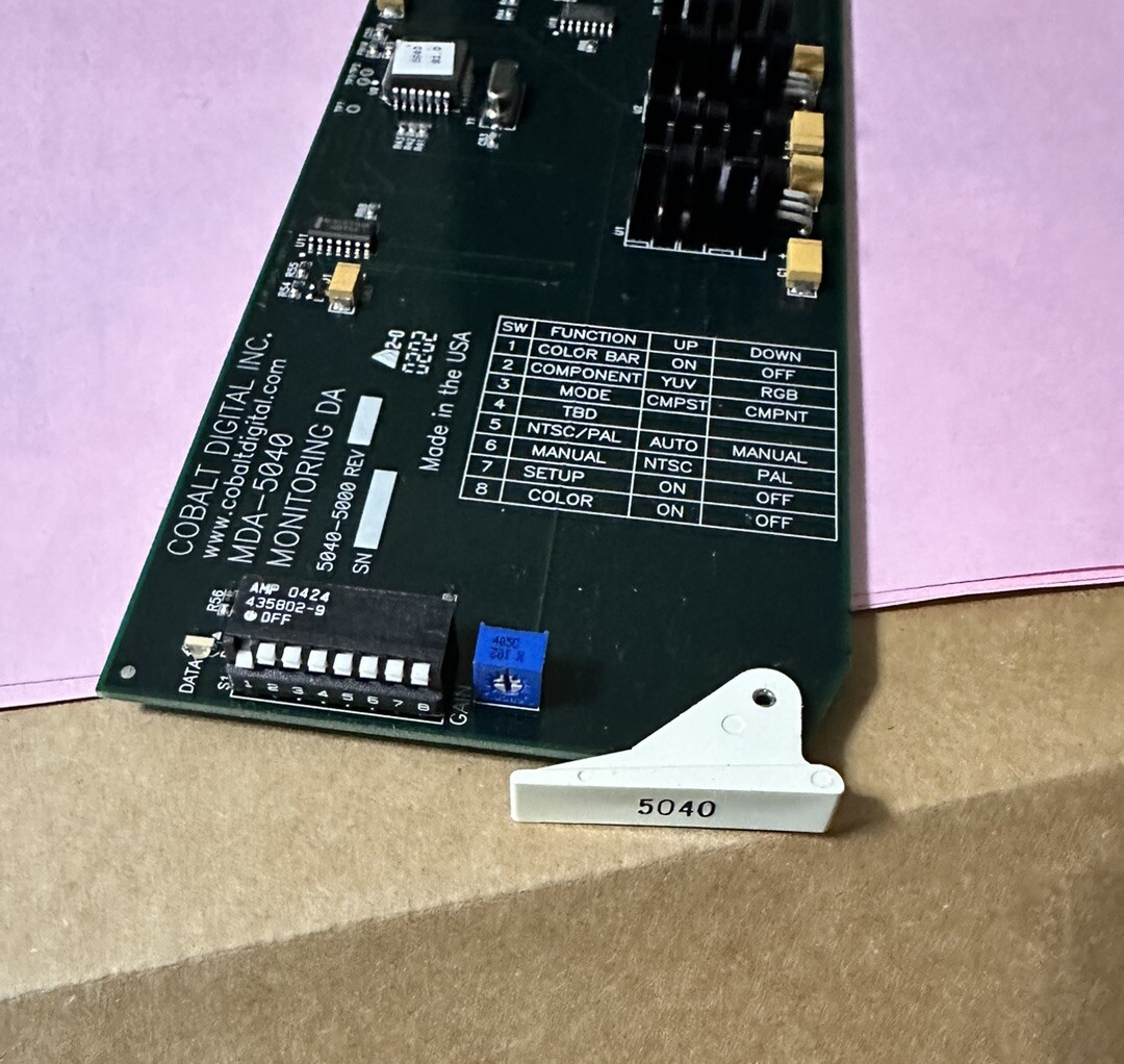 Cobalt Digital MDA-5040 Monitoring DA card