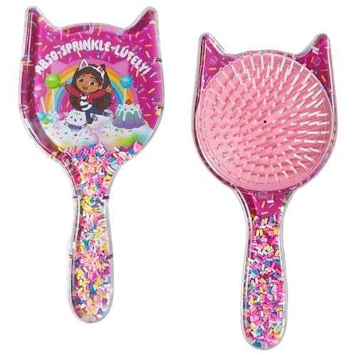 Kids’ Detangling Confetti Hair Brush – Fun Gabby's Dollhouse Design, Gentle