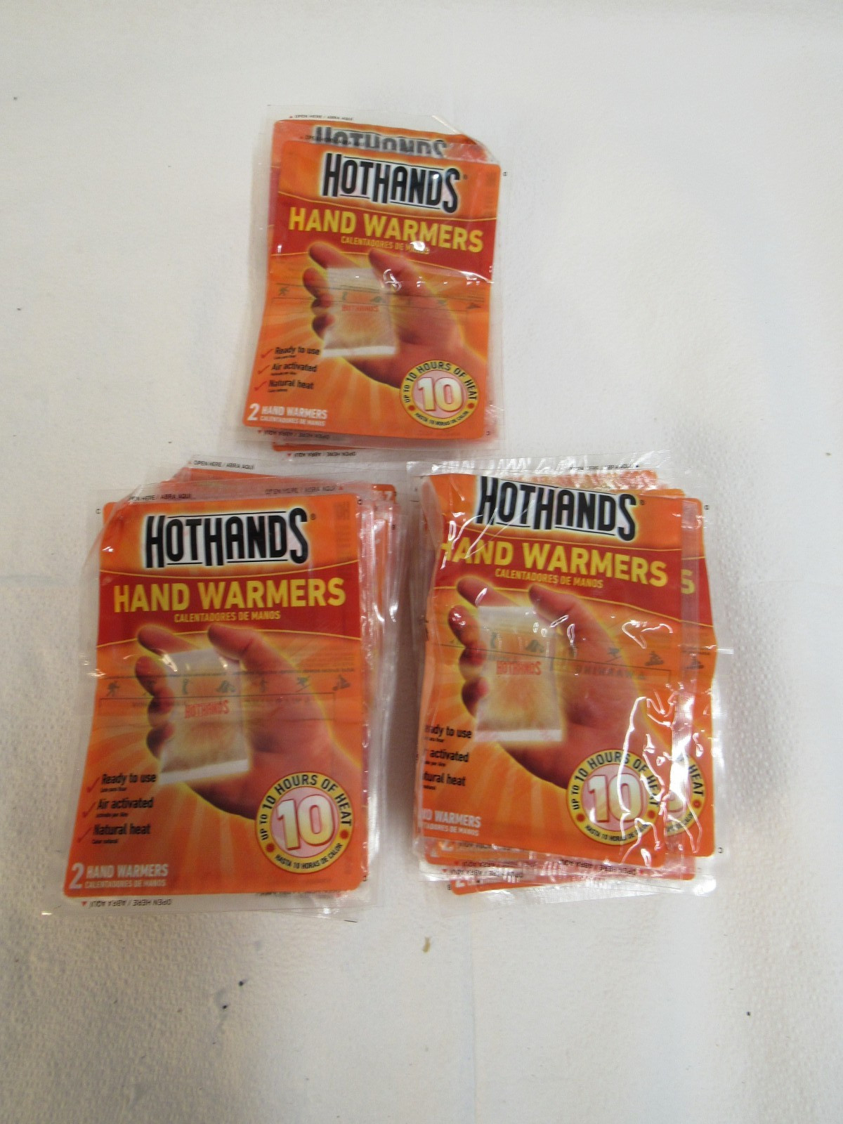 25 Pairs of Hot Hands Hand Warmers Up to 10 Hours of Heat EXP 05/2028