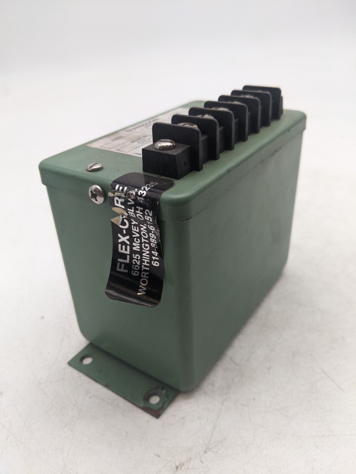 Flexcore Division CT5-1E Current Transducer Green 0-5 Amp 4-20mA Single Unit