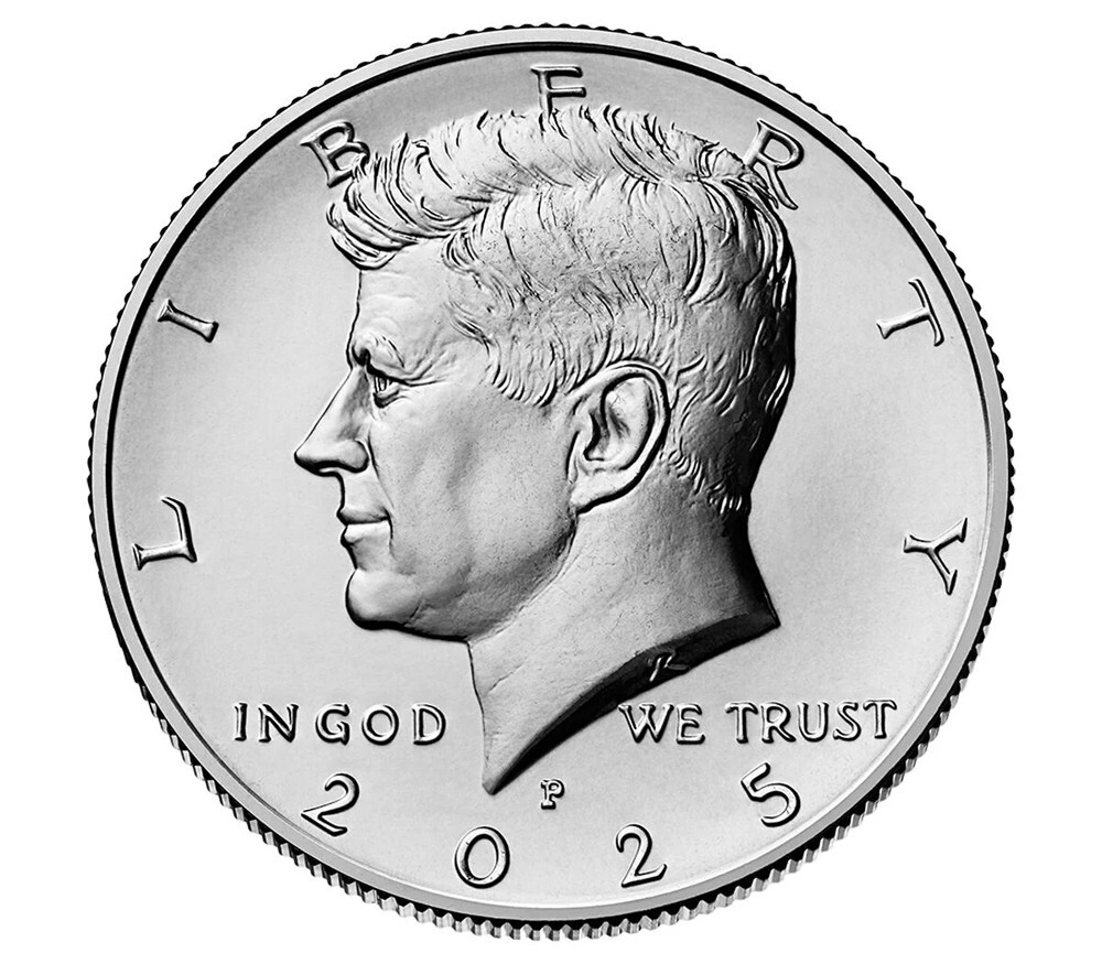 2025-P  KENNEDY Half Dollar 50¢ ~  Brilliant Uncirculated Gem ~ IN STOCK