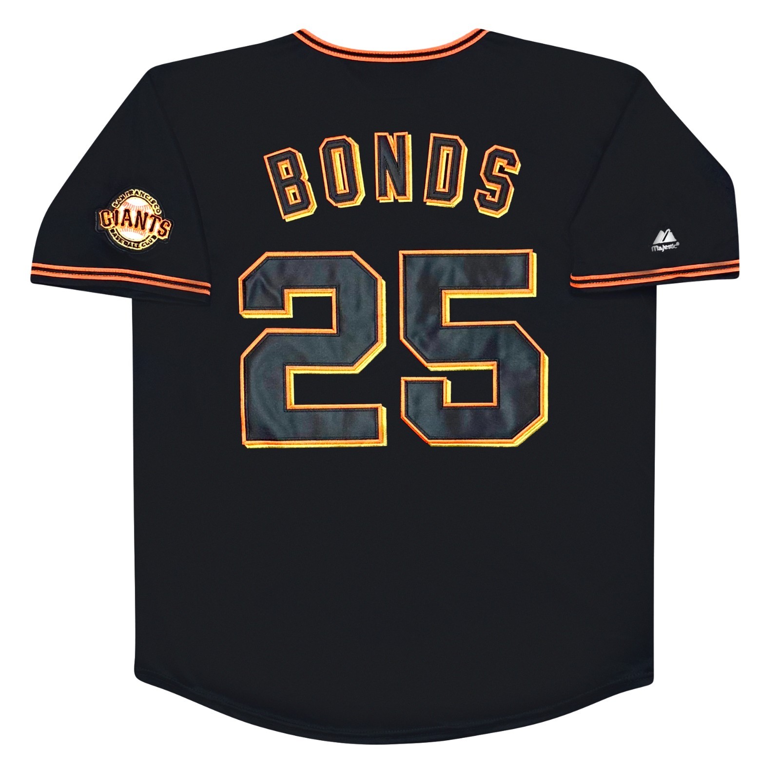 Barry Bonds San Francisco Giants Black Jersey w/ Team Patch Men's (L-XL)