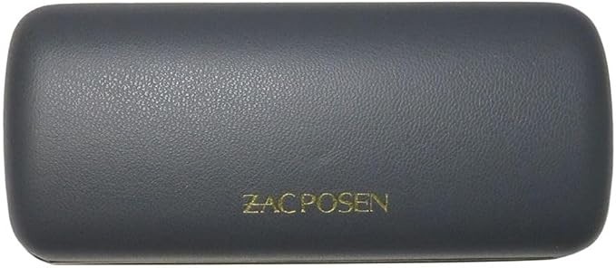 New Zac Posen Optical Case Eyeglasses Clamshell Charcoal