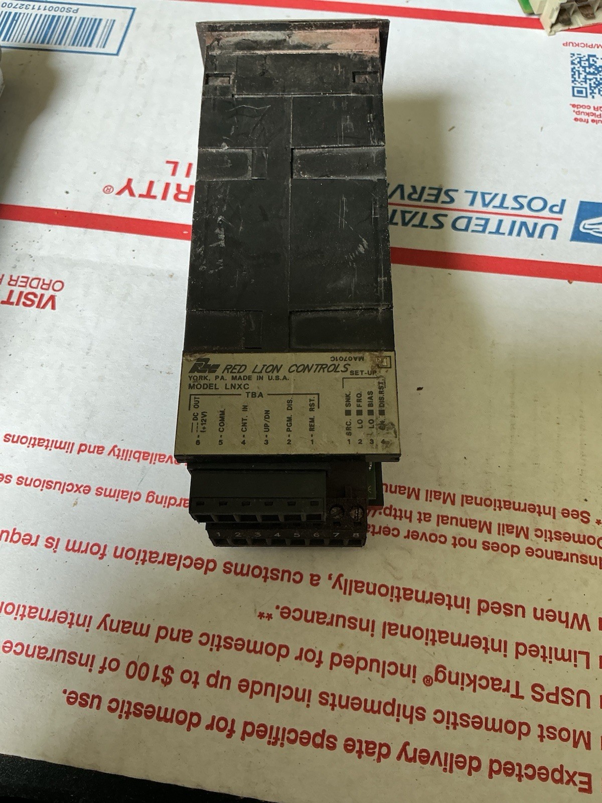 RED LION LNXC Single Preset Counter MA0701C A1