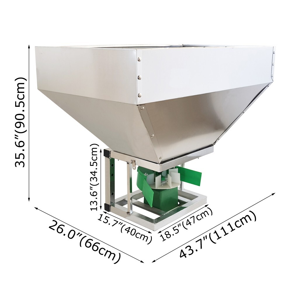 Fertilizer Spreader Tractor Preseeding Fertilizer Machine ATV Broadcast Spreader