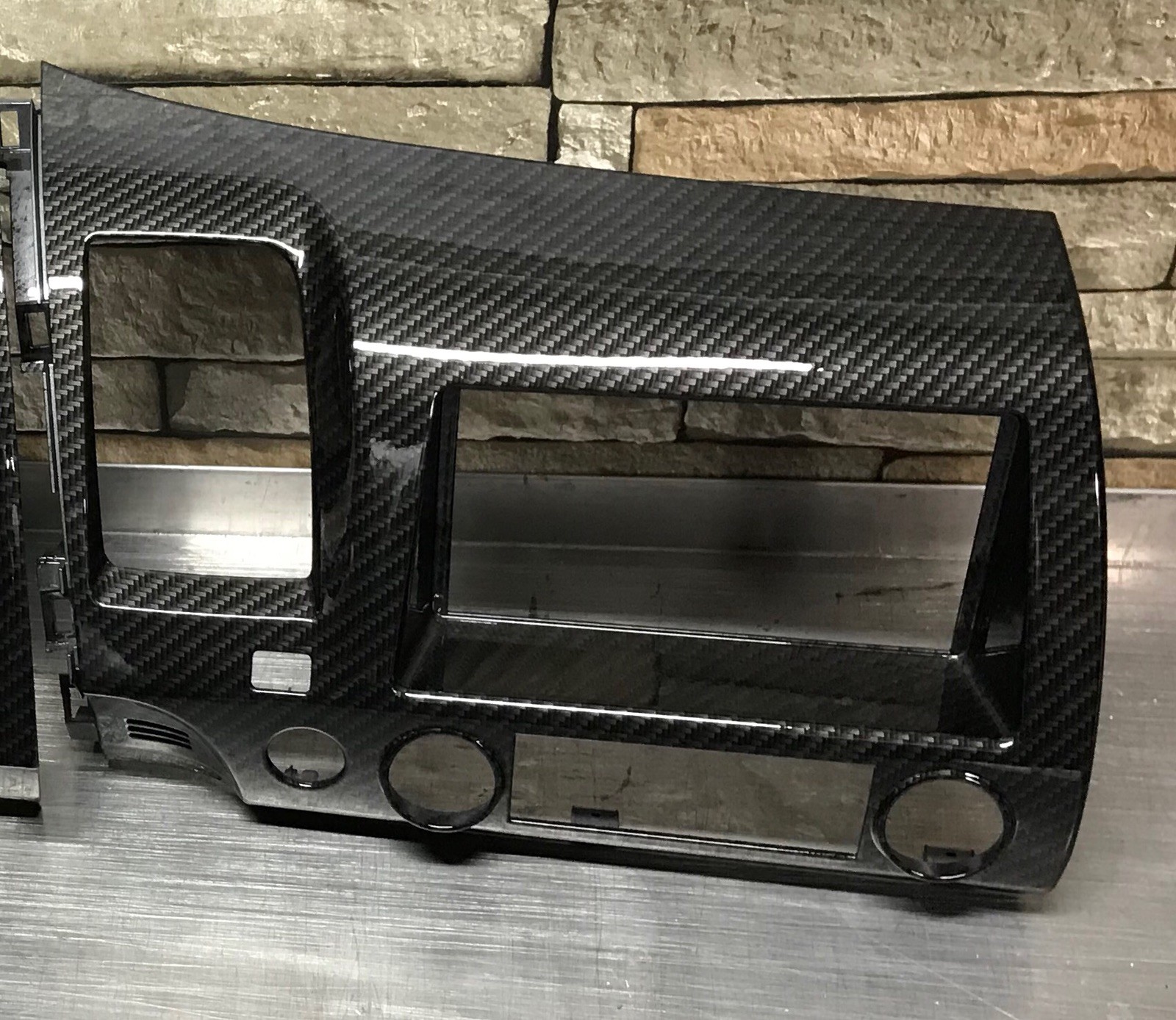 2006-2011 Civic Double Din Stereo Kit Hydro Carbon Jdm trim Password