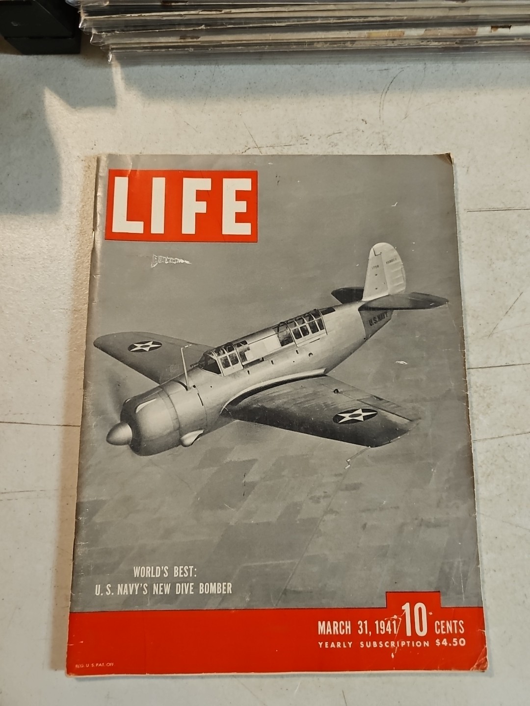 LIFE MAGAZINE. March 31, 1941. WWII ERA  US Navy New Dive Bomber